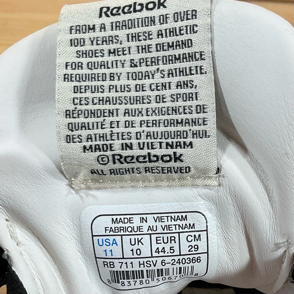 Basquiat x Reebok Classic NPC UK Sneaker 6-240366 Men’s 11 White Black Graffiti